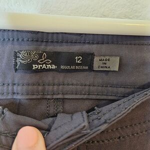 Prana Charcoal Gray Pants, Womens Size 12
